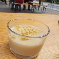 Dessert (vanilla cream) at La Bouche du Trois Pièces  in Rouen