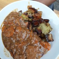 Carbonnade, excellent dish at La Bouche du Trois Pièces  in Rouen