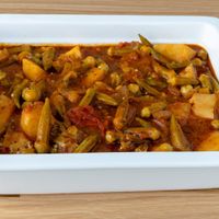 Okra at Macoo Eatery in Crete