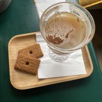 Hot apple juice (we drank a quarter before taking pic)  at Circus Restaurant in Antwerpen