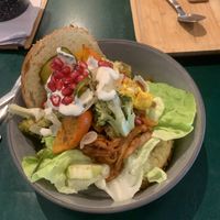 Mushroom sandwich for brunch  at Circus Restaurant in Antwerpen