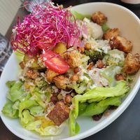 Caesar salad at Circus Restaurant in Antwerpen