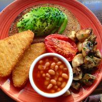 Vegan breakfast  at Mo's Diner in Ir-rabat Ghawdex