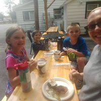 Outdoor seating here is adorable at Emy Delights & Bites - Pop Up in Hyde Park