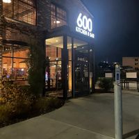 front of the restaurant at 600 Kitchen and Bar in Kalamazoo
