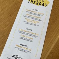 Special featured menu  at 600 Kitchen and Bar in Kalamazoo