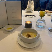 Lentil bean soup at Top Cloud 52 in Seoul