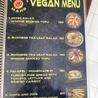 Current menu November 2023  at Juice From Mars in Takua Pa