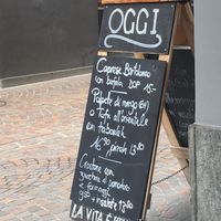 The daily specials.  at Caffè Bartolomeo in Locarno