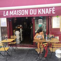 Entrada at La Maison du Knafé in Paris