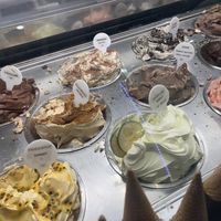 Front and second row vegan   at Burleigh Gelato Co in Burleigh Heads