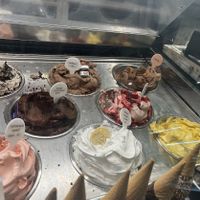 Front and back row vegan   at Burleigh Gelato Co in Burleigh Heads