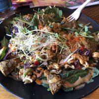 Thai spice bowl   at Organic Garden Cafe in Beverly
