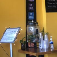 Free water   at Organic Garden Cafe in Beverly