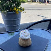 raw birthday bite 🍰   at Organic Garden Cafe in Beverly