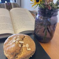 Maple scone  at Organic Garden Cafe in Beverly