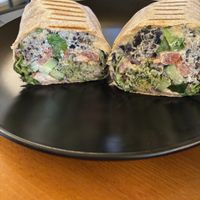 Mediterranean wrap  at Organic Garden Cafe in Beverly