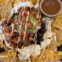 Nacho plate  at Organic Garden Cafe in Beverly