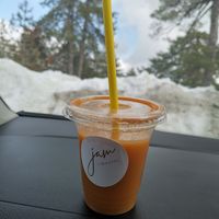 Back to roots (Fresh Juice: apple, carrot, ginger) at Jam Limassol in Limassol
