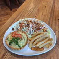 Quiche tart at LN Fortunate Coffee - Orchard Batam in 