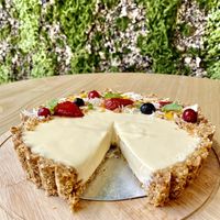 Fruit tart  at LN Fortunate Coffee - Orchard Batam in 