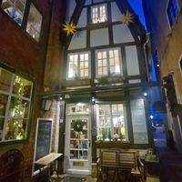 Entry at Teestübchen im Schnoor in Bremen