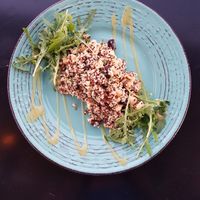 quinoa salad at Yucca in Donoussa