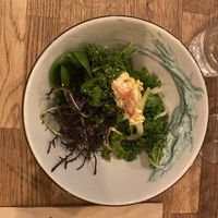 Raw salad  at Sol Semilla in Paris