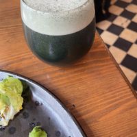 Green juice  at Sol Semilla in Paris