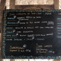 Changing menu  at Sol Semilla in Paris