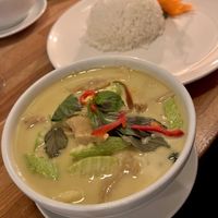 Green Thai Curry with planted ‘chicken'  at Boo - Messeplatz in Basel