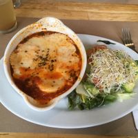 Cheese raviolis at Arbol de la Vida in Guatemala City