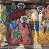 vegan sorts are clearly marked  at Rimini in Malinska