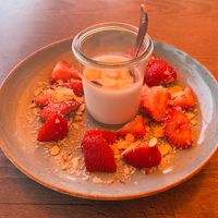 Rafaelo panna cotta   at La Casa in Luebbenau