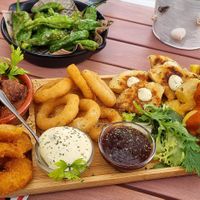 Share plate for 2 at Boat House Bar in Mallorca