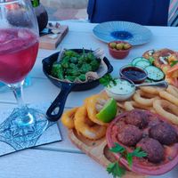 Tapas mix at Boat House Bar in Mallorca