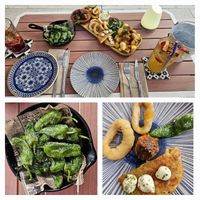 Tapas Platte für Zwei 😋 at Boat House Bar in Mallorca