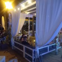 Outdoor seating area at Boat House Bar in Mallorca