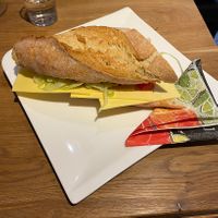 Veganes Baguette  at Cafe Kostbar in Berchtesgaden