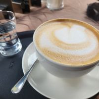 Hafer-Cappuccino at Cafe Kostbar in Berchtesgaden