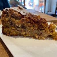 Apple nut cake  at Cafe Kostbar in Berchtesgaden