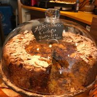 Apple nut cake  at Cafe Kostbar in Berchtesgaden
