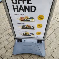 Vegan burger at Kaffeehaus Gustav in Eberswalde