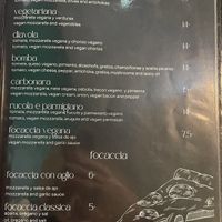  Veggie and vegan page   at Sapori D'Italia in Santa Pola