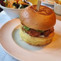 Cauliflower Burger at Union Restaurant in Basel
