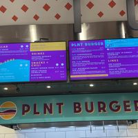 Menu at PLNT Burger - H St in Washington