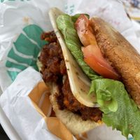 Spicy chik n funguy at PLNT Burger - H St in Washington