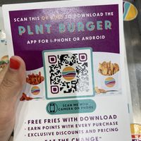 App offers deals and point system at PLNT Burger - H St in Washington