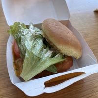 Spicy chicken sandwich   at PLNT Burger - H St in Washington