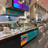 It is located on the far left of the store   at PLNT Burger - H St in Washington